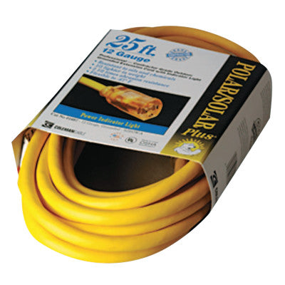 Southwire 01687 25' Polar Solar Plus Extension Cord-12/3Sj