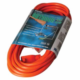 SOUTHWIRE 02307 25' 16/3 Sjtw-A Orange Ext. Cord 3-Cond. Rou