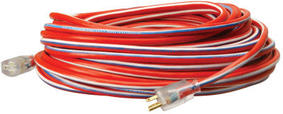 Southwire 02548USA1 12/3 50' Sjtw Red- White& Blue Made In Usa Cord