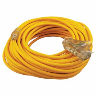 SOUTHWIRE 03489 100' 12/3 Yellow Polar/Solar Plus W/Power Ligh