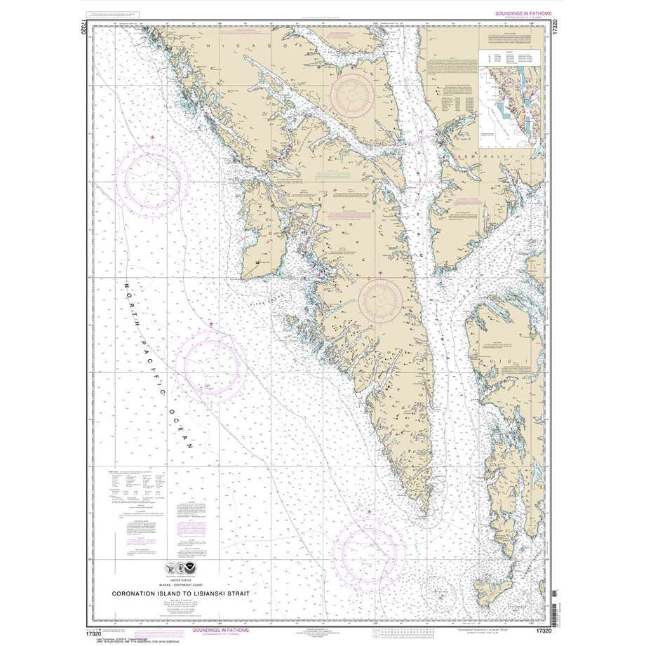 Paradise Clay NO_17320 HISTORICAL NOAA Coronation Island to Lisianski Strait