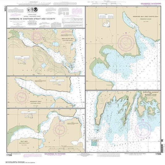 Paradise Clay NO_17336 HISTORICAL NOAA Harbors in Chatham Strait and vicinity Gut Bay: Chatham Strait;Hoggatt Bay: Chatham Strait;Red Bluff Bay: Chatham Strait;Herring Bay and hapin Bay: Frederick Sound;Surprise Hbr: and Murder Cove: Frederick Sound