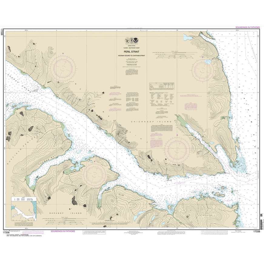 Paradise Clay NO_17338 HISTORICAL NOAA Peril Str.-Hoonah Snd. to Chatham Str.