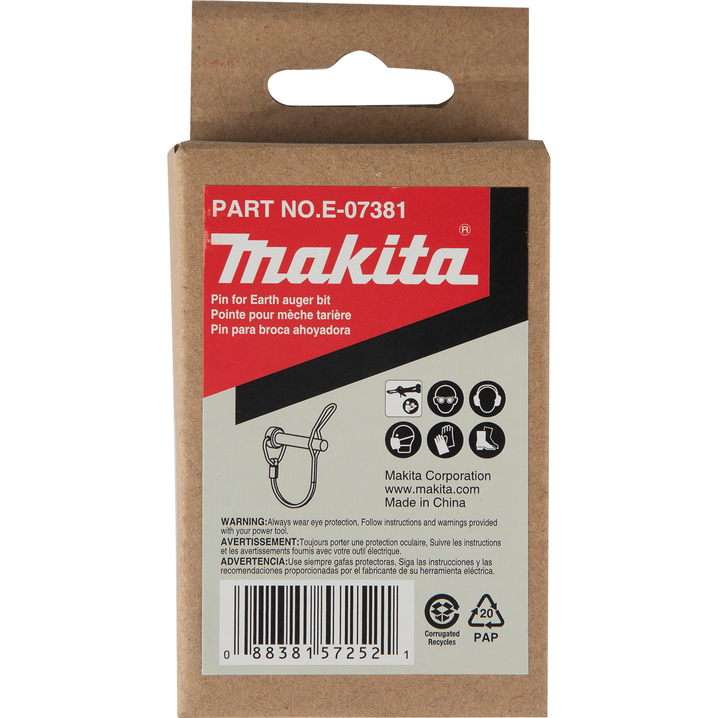 Makita E-07381 Earth Auger Pin