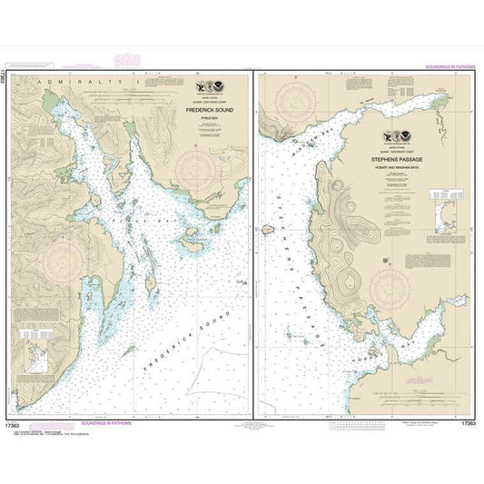 Paradise Clay NO_17363 HISTORICAL NOAA Pybus Bay: Frederick Sound;Hobart and Windham Bays: Stephens P.