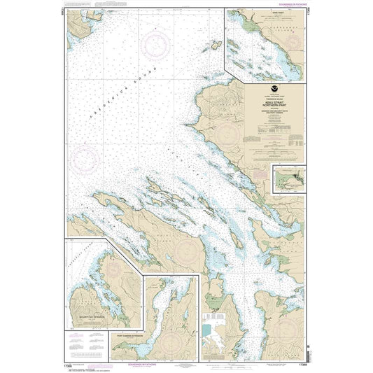 Paradise Clay NO_17368 HISTORICAL NOAA Keku Strait-northern part: including Saginaw and Security Bays and Port Camden;Kake Inset