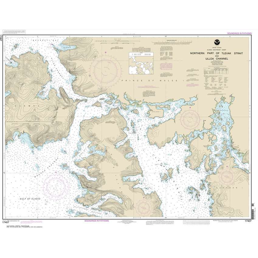 Paradise Clay NO_17407 HISTORICAL NOAA Northern part of Tlevak Strait and Uloa Channel