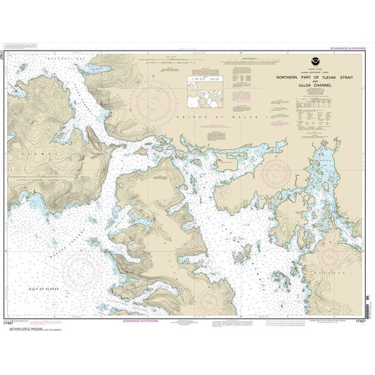 Paradise Clay NO_17407 HISTORICAL NOAA Northern part of Tlevak Strait and Uloa Channel