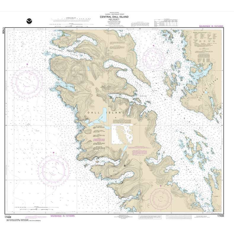 Paradise Clay NO_17408 HISTORICAL NOAA Central Dall Island and vicinity