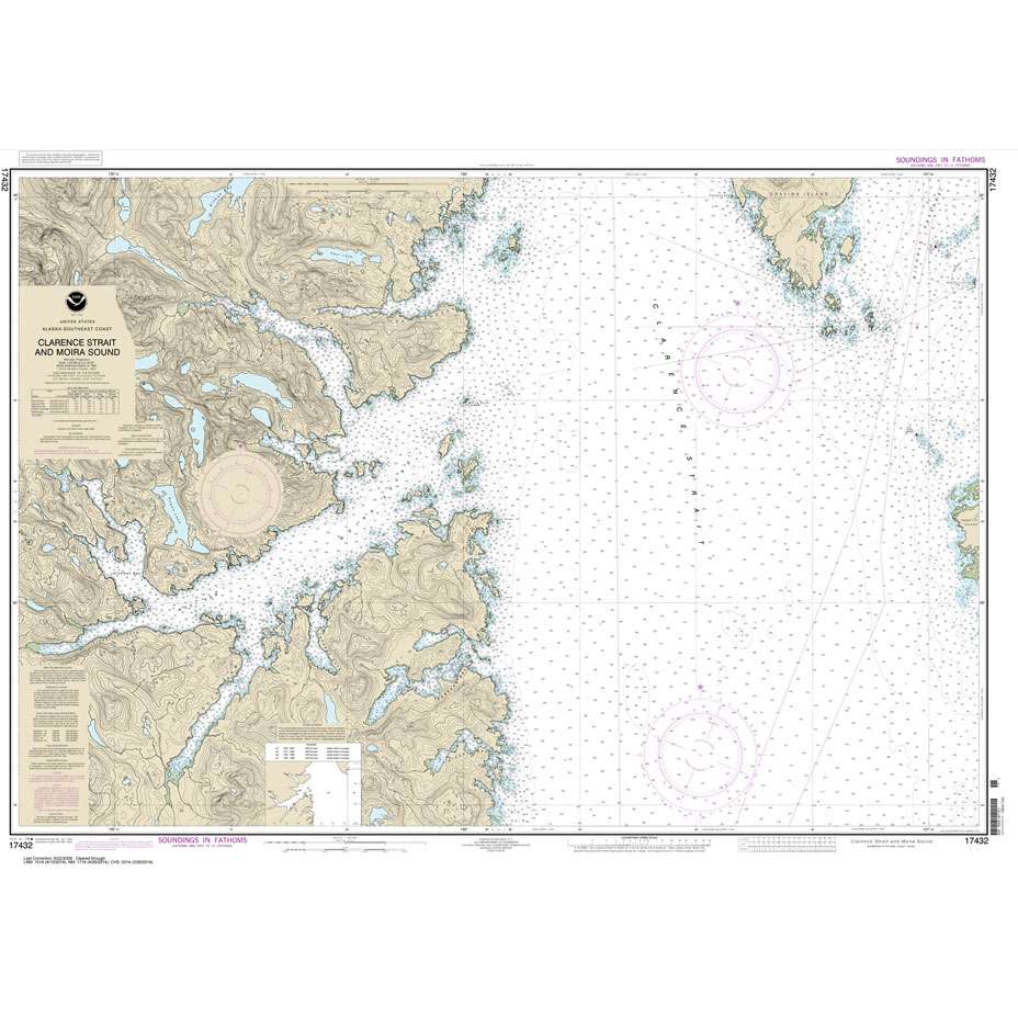 Paradise Clay NO_17432 HISTORICAL NOAA Clarence Strait and Moira Sound