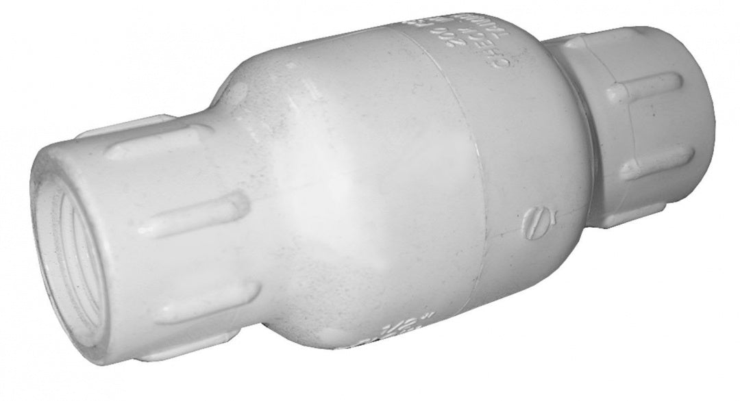 Jones Stephens C31075 3/4" FIP PVC In-line Check Valve