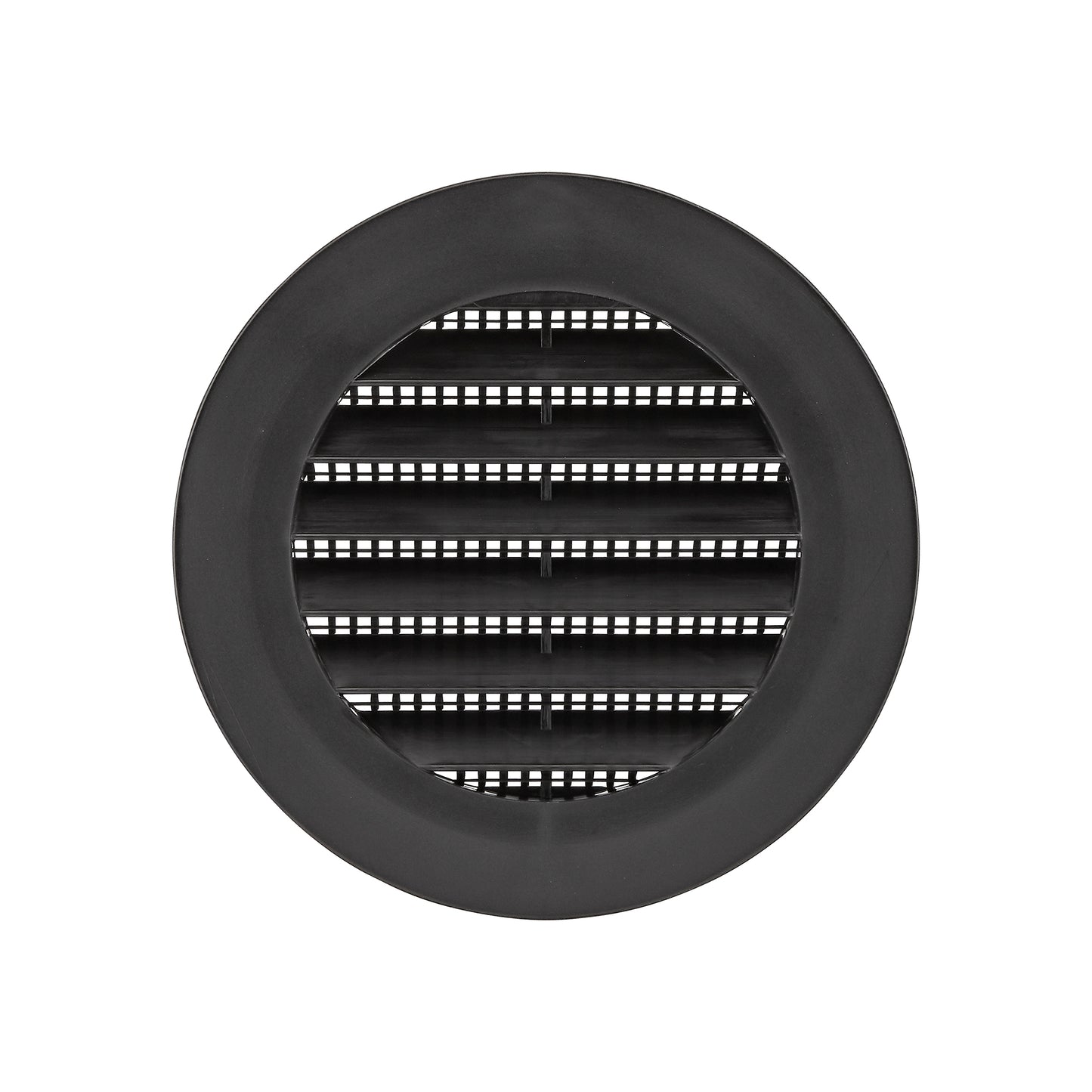 Lambro 174BL 4 Inch Black Plastic Flush Mount Round Vent – Friction Fit