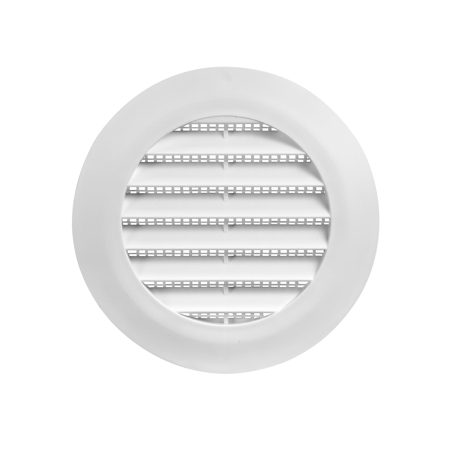 Lambro 174W 4 Inch White Plastic Flush Mount Round Vent – Friction Fit