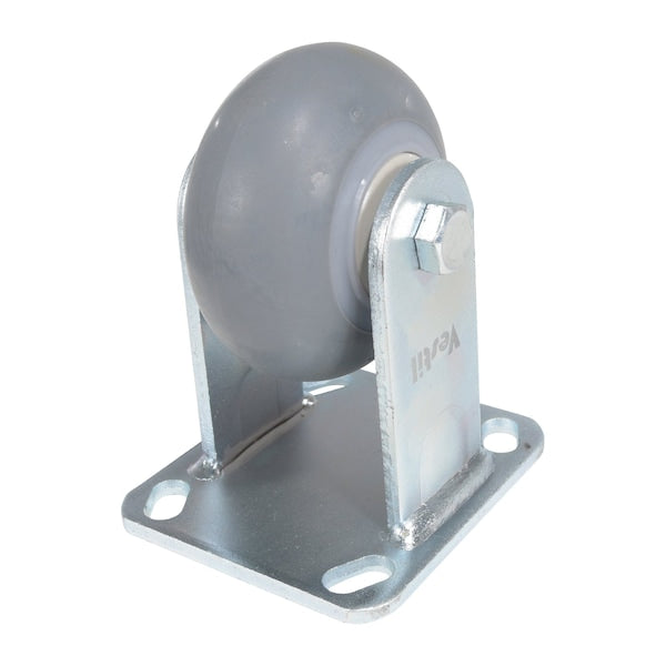 Vestil CST-VE-4X2TPR-R Thermoplastic Rubber Rigid Caster 4 In. Diameter x 2 In. Width 485 Lb. Capacity Light Gray