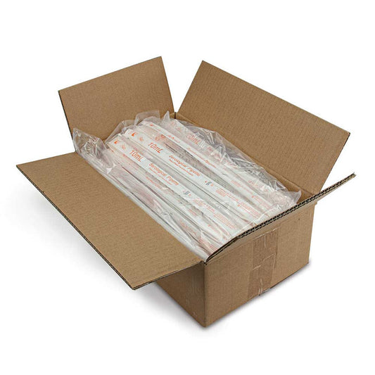 Globe Scientific 1824 Serological Pipette Diamond Essentials 50mL PS Standard Tip 345mm STERILE Purple Band Individually Wrapped Paper/Plastic 25/Bag 4 Bags/Unit