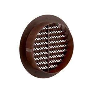 Lambro 176B 6 Inch Brown Plastic Flush Mount Round Vent – Friction Fit