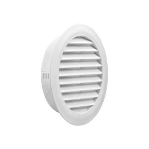 Lambro 176W 6 Inch White Plastic Flush Mount Round Vent – Friction Fit