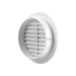 Lambro 176W 6 Inch White Plastic Flush Mount Round Vent – Friction Fit