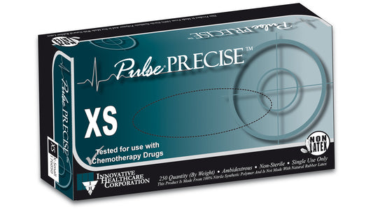 Innovative Healthcare 176300 Pulse Precise Nitrile Exam Gloves - L, 250 Gloves/Bx, 10 Bx/Cs