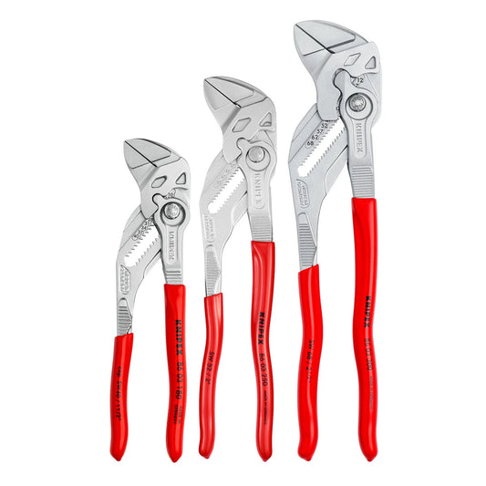 KNIPEX 002006US2 3 Pc Pliers Wrench Set -7" 10" 12"