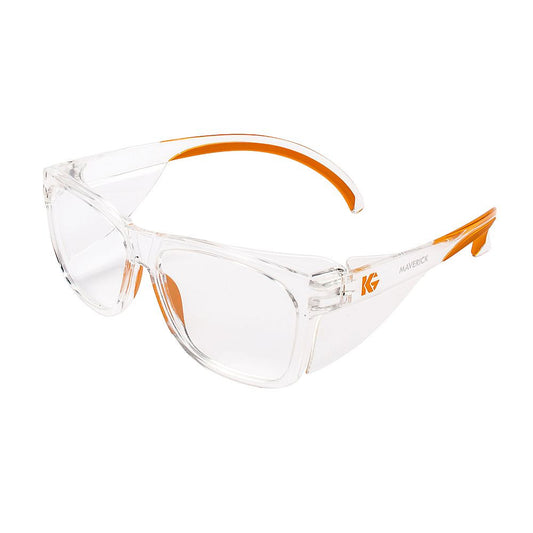 SOS Cleanroom KleenGuard Maverick Clear Safety Glasses (Clear Anti-Fog) (Case/12)