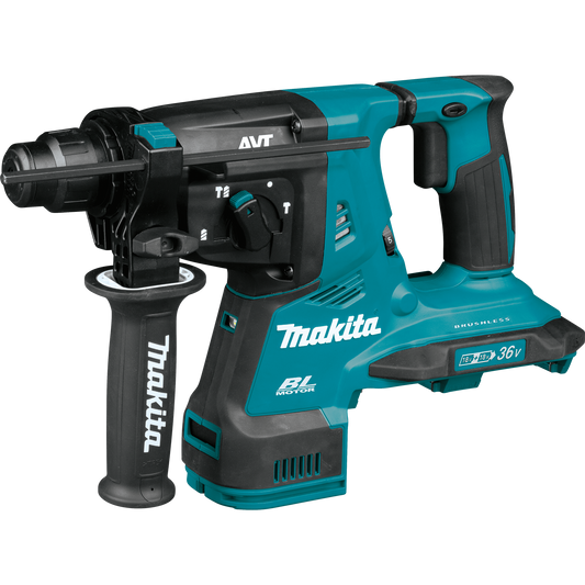 Makita XRH08Z 36V (18V X2) LXT® Brushless 1‘1/8" SDS‘PLUS AVT® Rotary Hammer, Tool Only