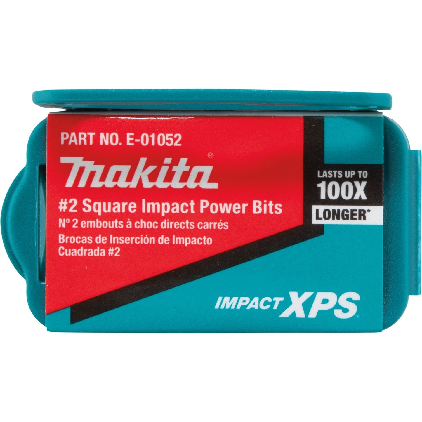 Makita E-01052 Impact XPS® #2 Square 2" Power Bit, 15/pk