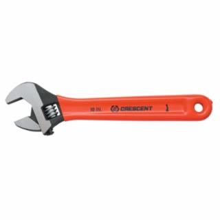 CRESCENT® AT210CVS Adj Wrench 10" Black Cushion Carded Sensormatic