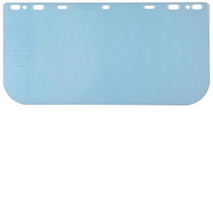 MCR Safety 181640 Safety Face Shield - Universal Clear Impact Resistant PETG Material 8 Inches x 16 Inches .040 Inches Thickness (1 EA)