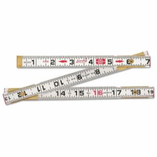 CRESCENT LUFKIN® 066FN Wood Rule 6' Red End Flat Reading