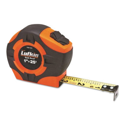 Lufkin PQR1425N Tape 1"X25' Quickread Hi-Viz Orange