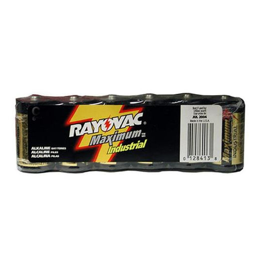 Jones Stephens F20011 Rayovac Heavy Duty Alkaline Industrial Batteries, D Size, Pack of 6