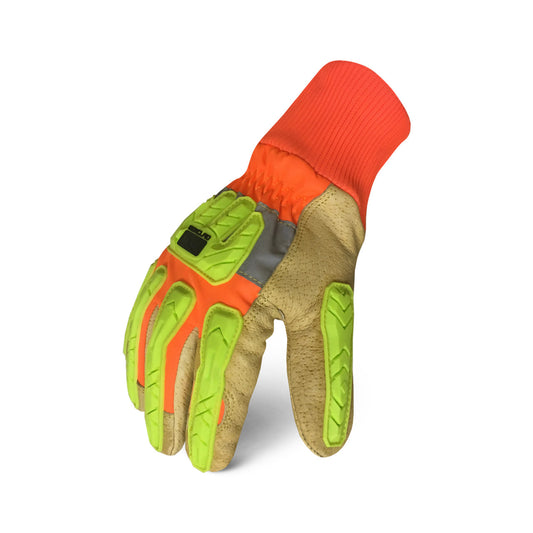 Iron Clad EXO2-HVIP Hi-Viz Insulated Pigskin Leather