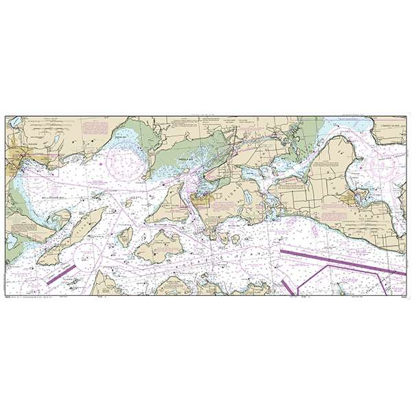 Paradise Clay NO_18423 NOAA Bellingham to Everett Including San Juan Islands; Blaine (7 PAGE FOLIO) Not updated since 2014