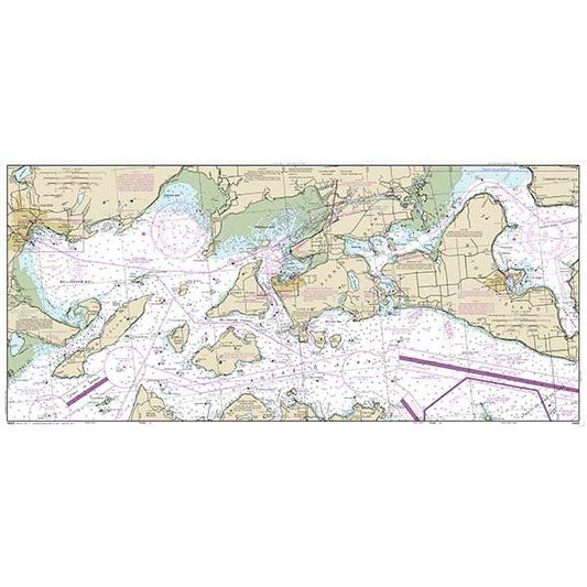 Paradise Clay NO_18423 NOAA Bellingham to Everett Including San Juan Islands; Blaine (7 PAGE FOLIO) Not updated since 2014