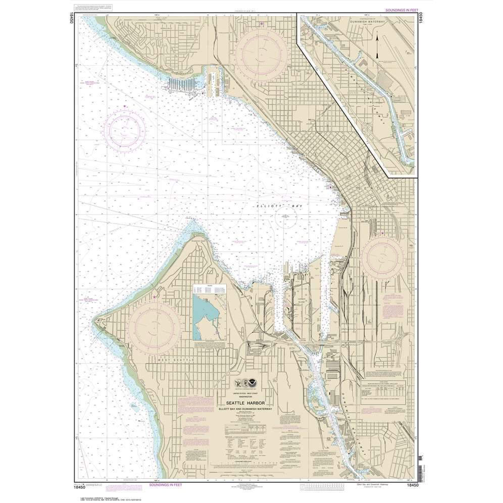 Paradise Clay NO_18450 HISTORICAL NOAA Seattle Harbor: Elliott Bay and Duwamish Waterway