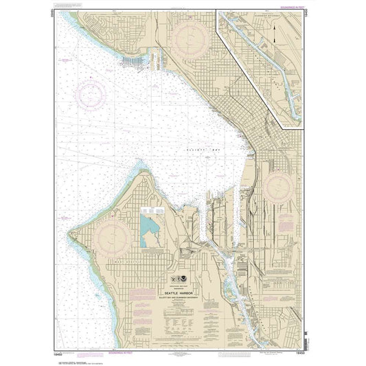 Paradise Clay NO_18450 HISTORICAL NOAA Seattle Harbor: Elliott Bay and Duwamish Waterway