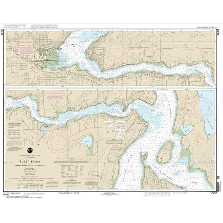 Paradise Clay NO_18457 HISTORICAL NOAA Puget Sound-Hammersley Inlet to Shelton