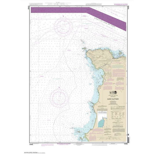 Paradise Clay NO_18485 HISTORICAL NOAA Chart Cape Flattery