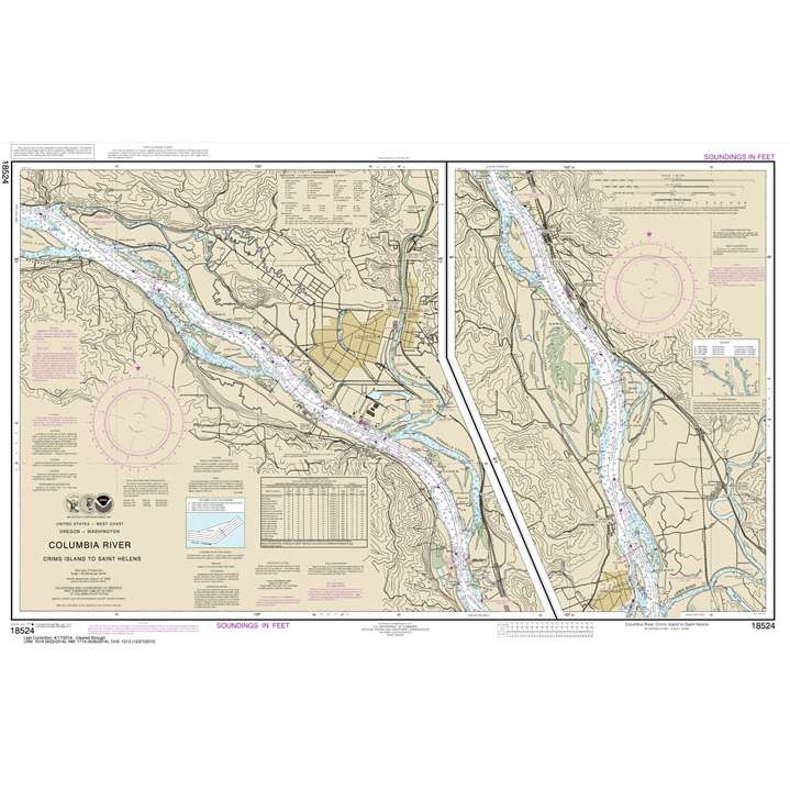 Paradise Clay NO_18524 HISTORICAL NOAA Columbia River Crims Island to Saint Helens