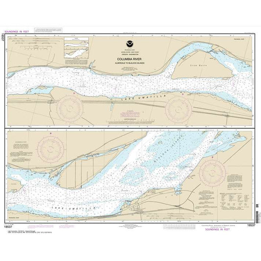 Paradise Clay NO_18537 HISTORICAL NOAA Columbia River Alderdale to Blalock Islands