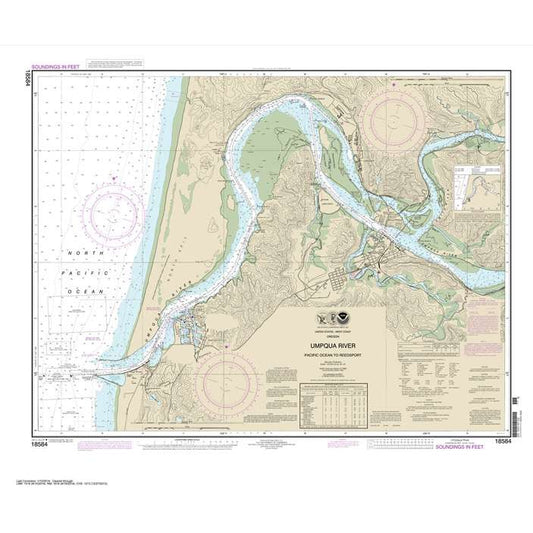Paradise Clay NO_18584 HISTORICAL NOAA Umpqua River Pacific Ocean to Reedsport