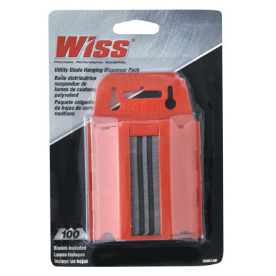 Wiss RWK14D .025" Utility Knife Blade W/Dispenser (100 EA)