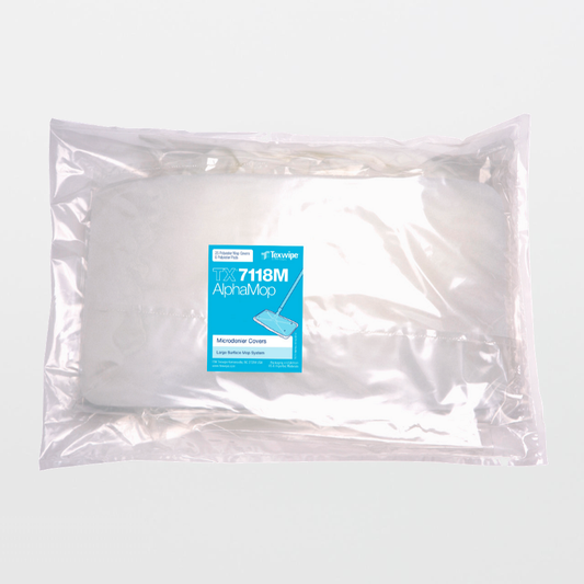 SOS Cleanroom Texwipe STX7118M Sterile Microdenier Cleanroom Replacement Mop Covers (Refills) (Case Qty.) - Case