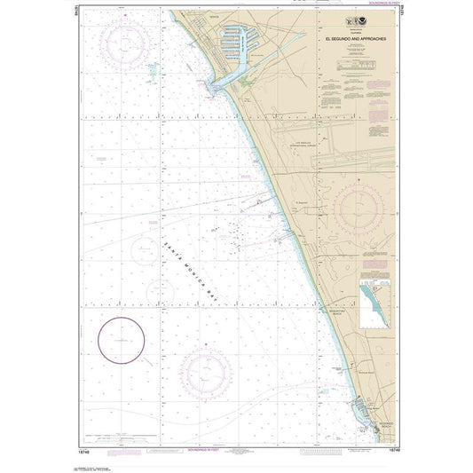 Paradise Clay NO_18748 HISTORICAL NOAA Chart El Segundo and Approaches