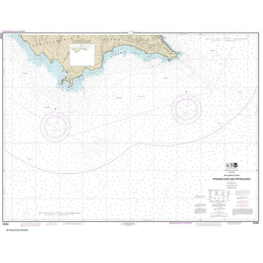 Paradise Clay NO_18764 HISTORICAL NOAA San Clemente Island Pyramid Cove and approaches
