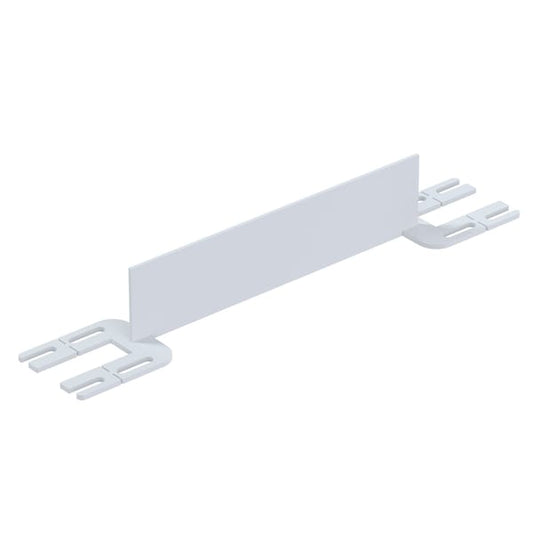 Vestil VDKR-2-TB-WT TOEBOARD FOR PIPE SAFETY RAILING 24 INCHES WHITE