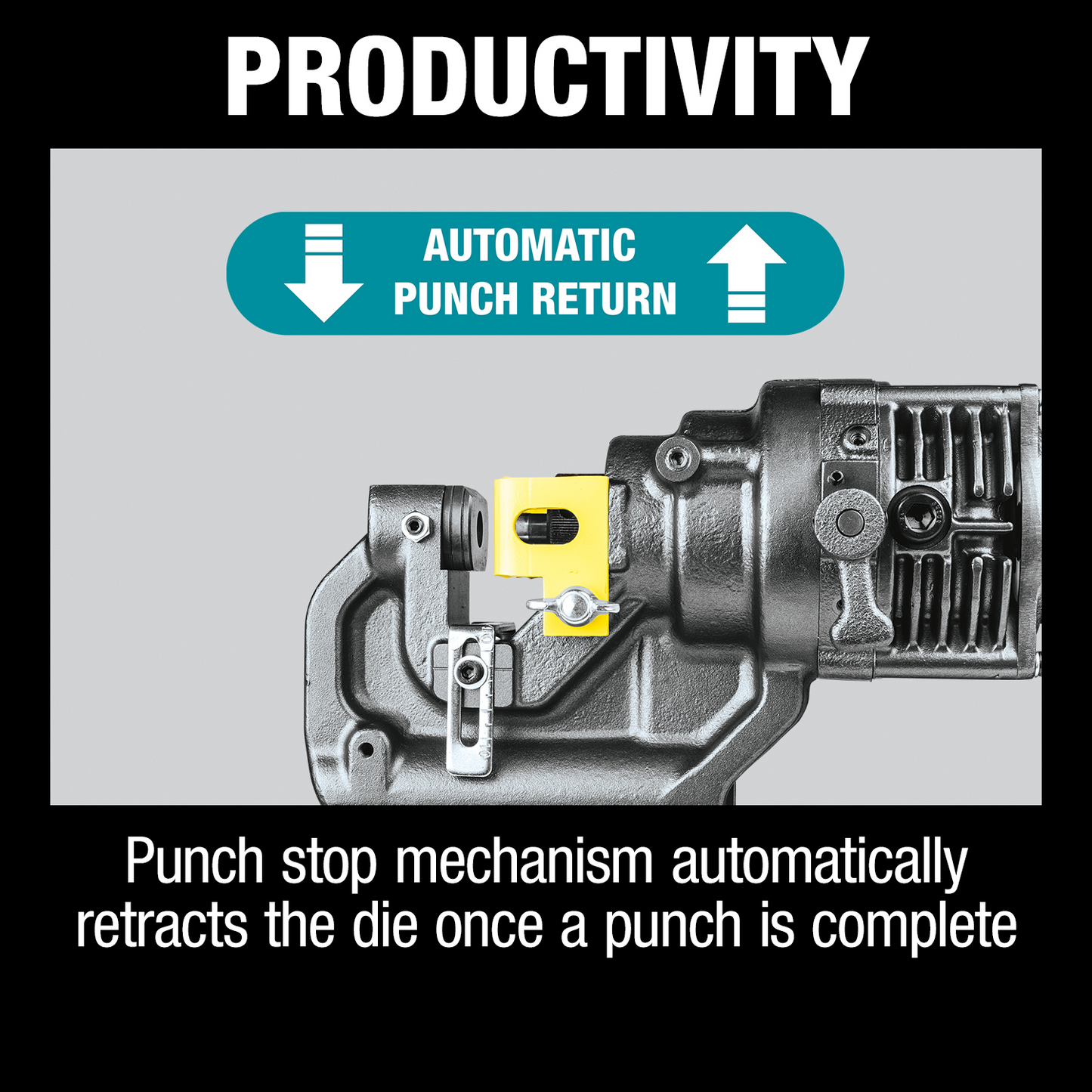 Makita XPP01ZK 18V LXT® Lithium‘Ion Cordless 5/16" Metal Hole Puncher, Tool Only