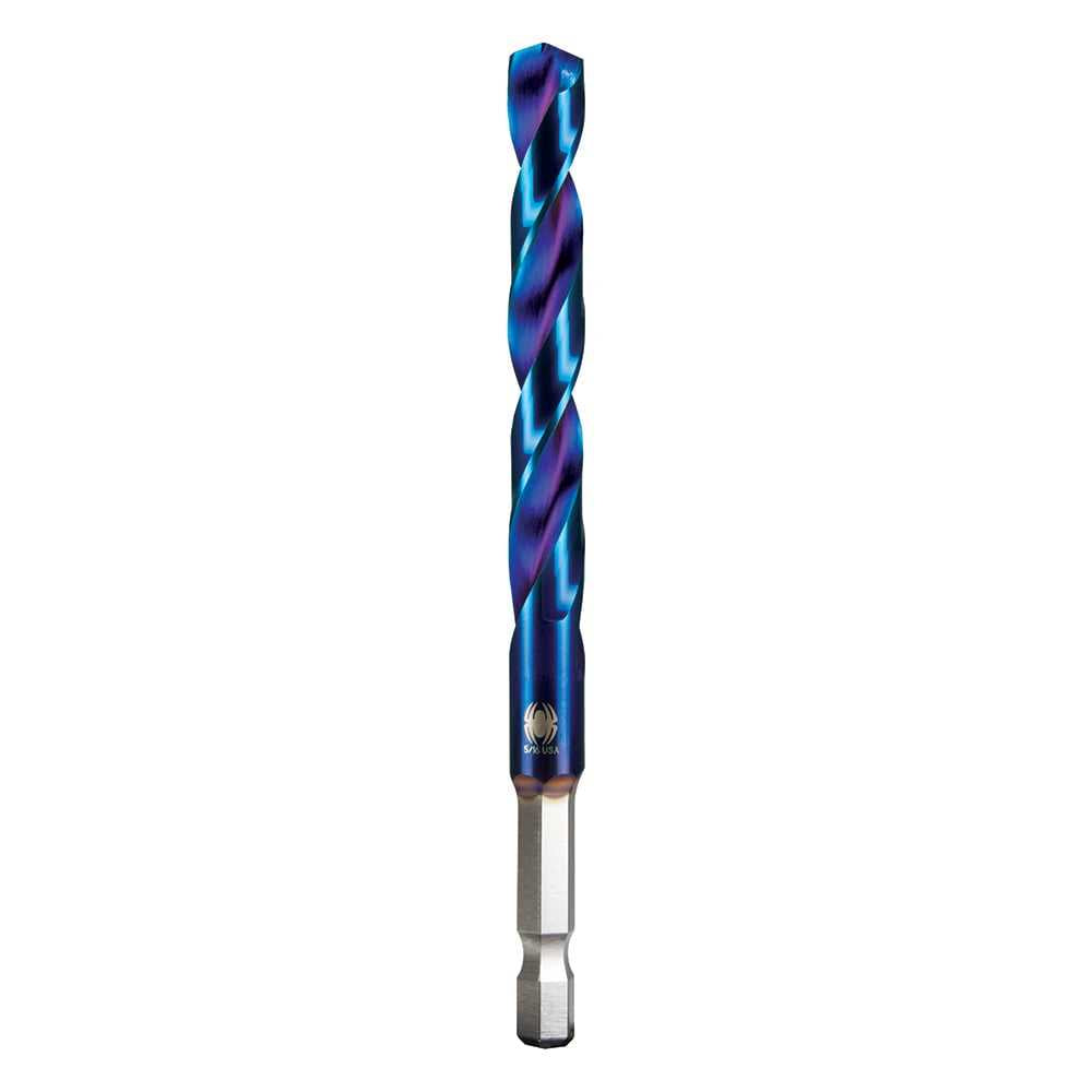 Spyder 19013 Spyder Stinger Mach-Blue 5/16-In 4-1/8-In High-Speed Steel Twist Drill Bit