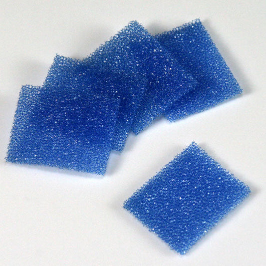 Globe Scientific 190195 Biopsy Pad for Cassettes Foam Blue 30.2mm x 25.4mm x 2mm 1000/Pack